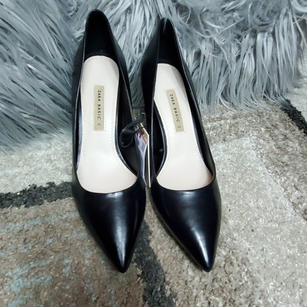 Zara Black Pumps Womens Size us 9